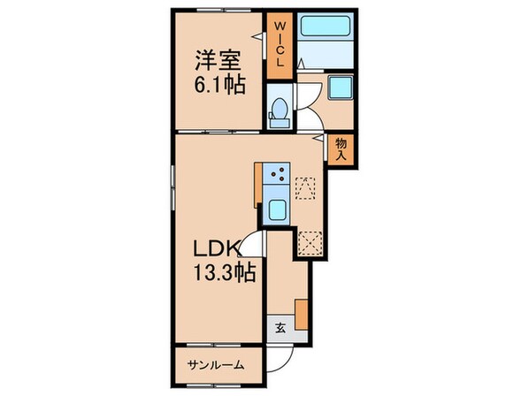 仮）クレアージュ・ウミⅡの物件間取画像